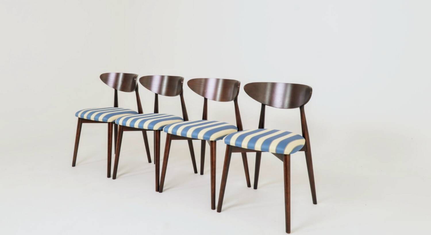 Scandinavian dining chairs set of 4 Côte d'Azur