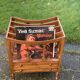Music cabinet, antique sheet music cabinet, made up of 4 compartments with two wooden drawers,