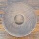 Teak saucer and its glass, Denmark, 1960