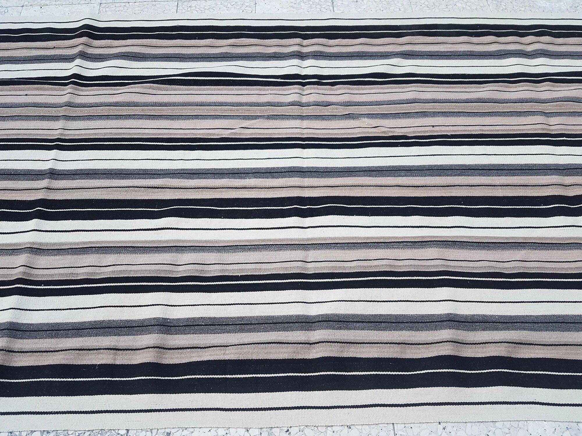 Kilim turc vintage tissé main 146x281 cm