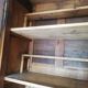 Louis XV style wardrobe entirely pegged wood with 2 cherry wood doors.