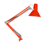 Lampe articulée art déco orange