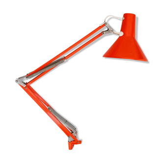 Lampe articulée art déco orange