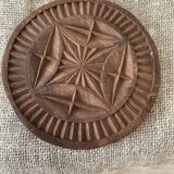 Carved wooden underside