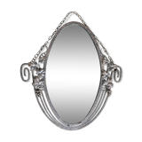 Mirror Art Deco oval 76x80cm