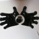 70s ceramic hand lamp