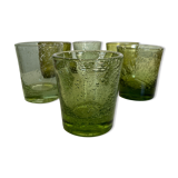 Set of 6 glasses cups of Biot XXL 1960