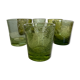 Set of 6 glasses cups of Biot XXL 1960