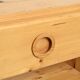Pair of bedside tables from Arcs in solid pine, circa 1975.