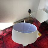 1950s wooden table lamp