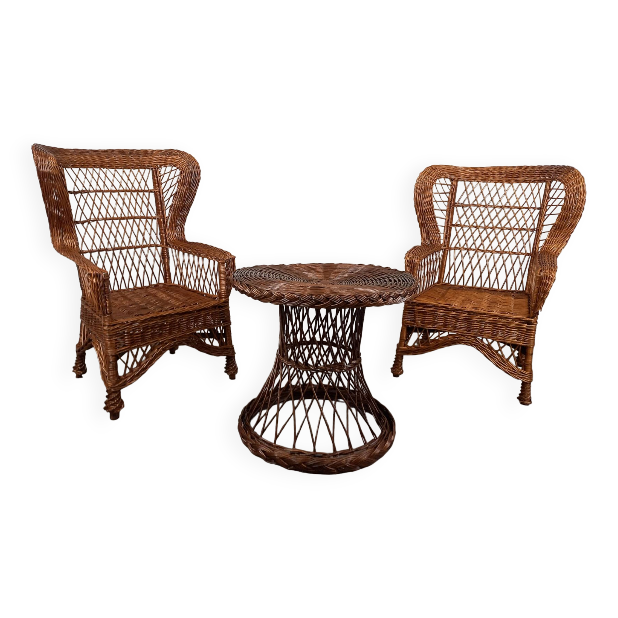 Rattan lounge