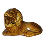 Ceramic lion – Vintage cigarette holder – 1950s–60s