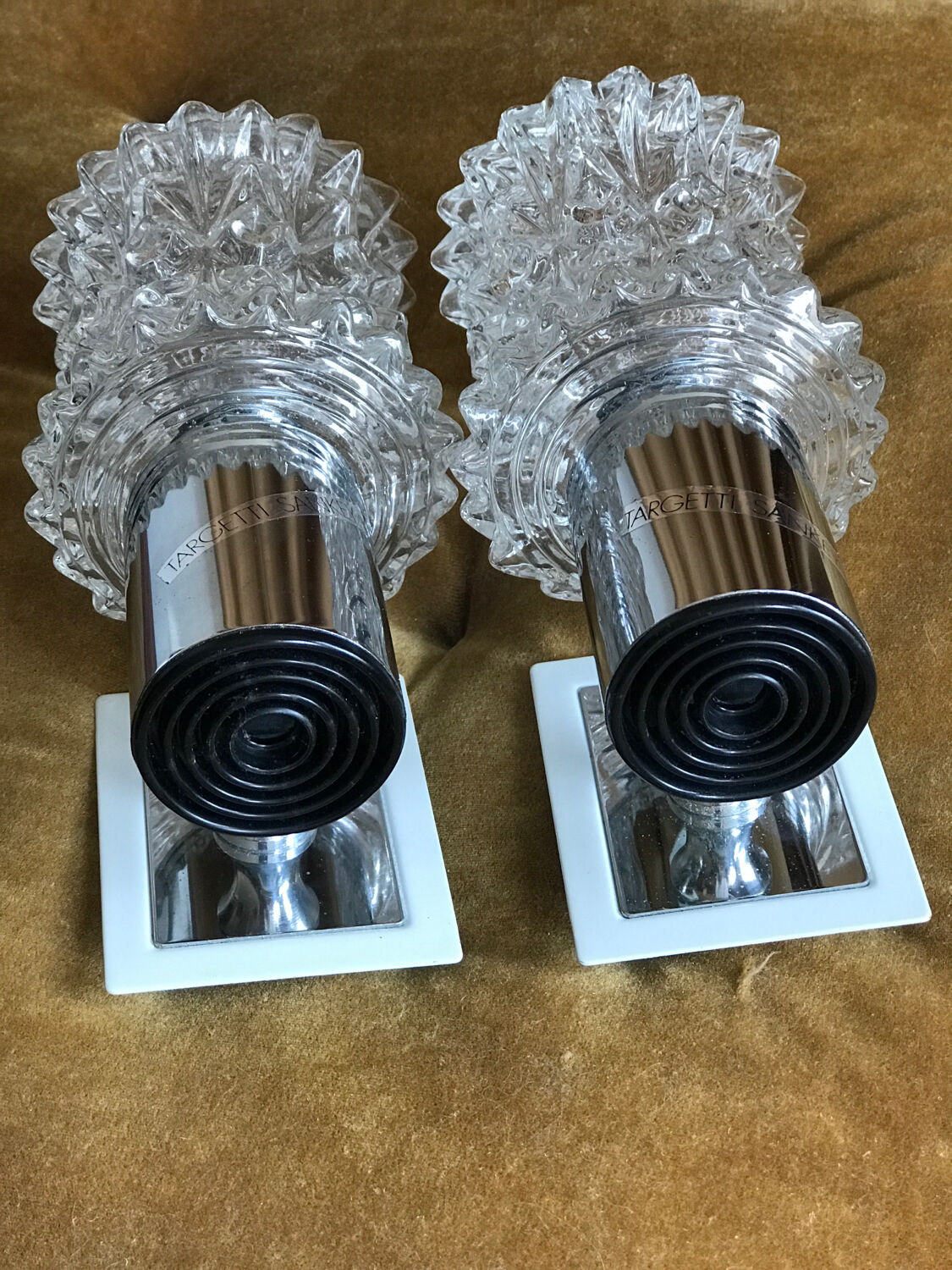 1970 Targetti Sankey wall lights