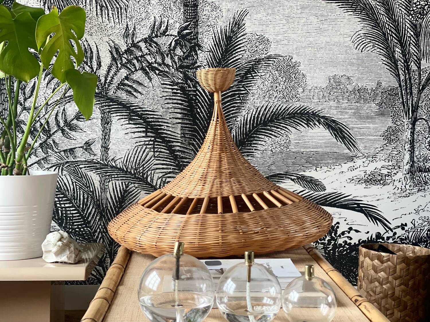 Rattan suspension 1960