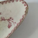 Ravier ancien Gien – modèle Fleurs normandes