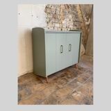Vintage shoe cabinet - Light khaki