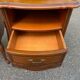 2 Louis XV bedside tables in cherry wood from 1960.