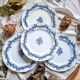 BWM&CO English dinner plates