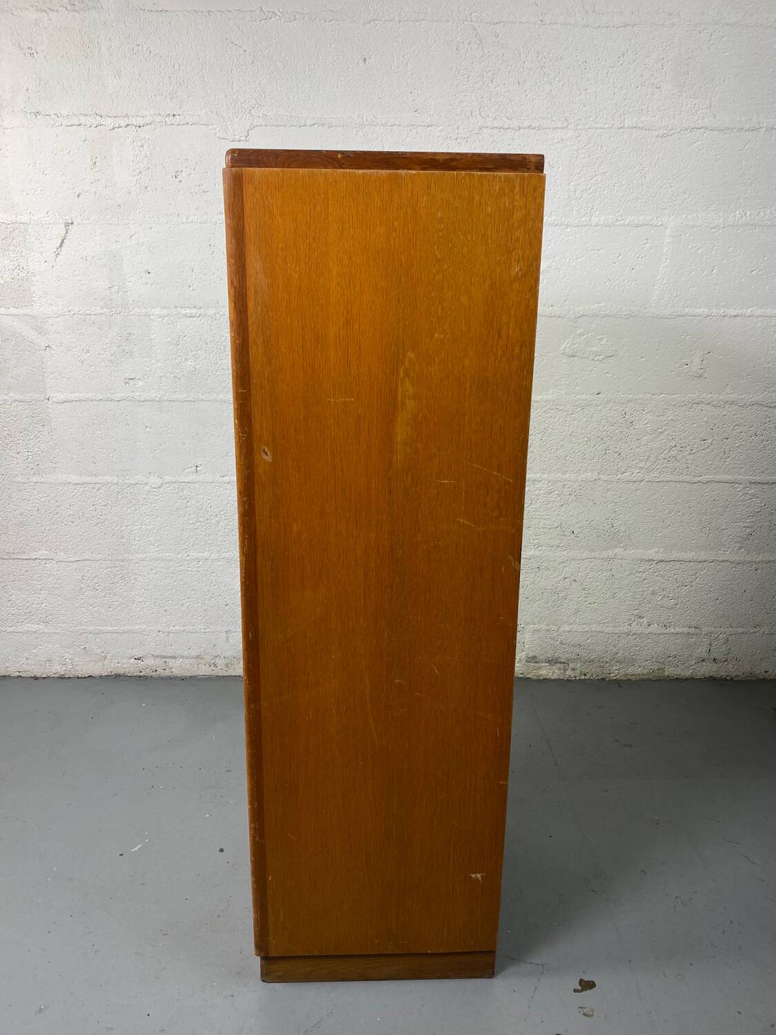 Vintage curtain file cabinet