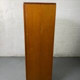 Vintage curtain file cabinet