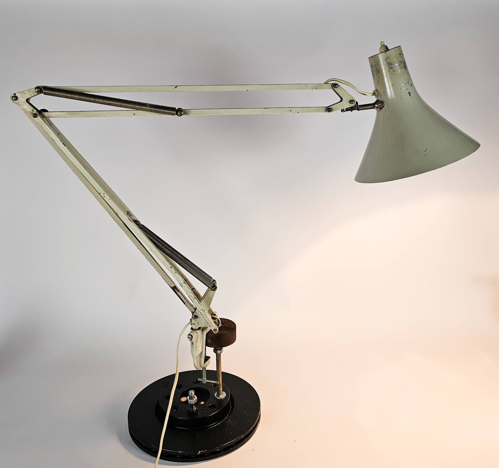 Philips - modèle NTD 36 - Louis Kalff - lampe de bureau - lampe d'architecte - métal - 1966