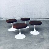 Mid-Century Modern Design Tulip Stool Set by Tamburin, Sweden, 1970s, Set of 4