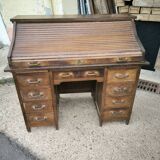 Bureau à rideau Américain en chêne 1920