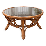 Rattan coffee table