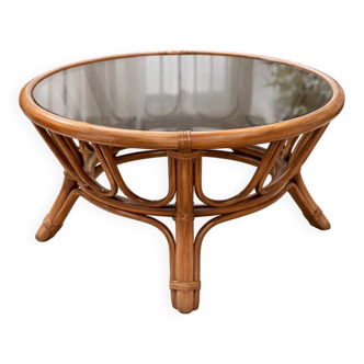 Rattan coffee table