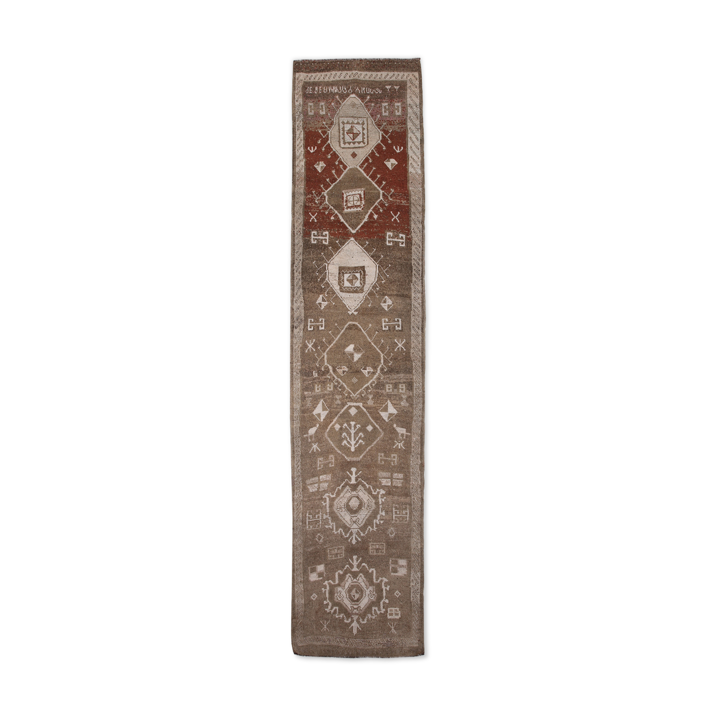 Tapis vintage turkish runner 392x87cm