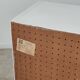 Commode bleue et blanche par Drevopodnik Brno 1960