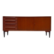 Buffet en teck allemand des années 1960, vintage, de WK Möbel.