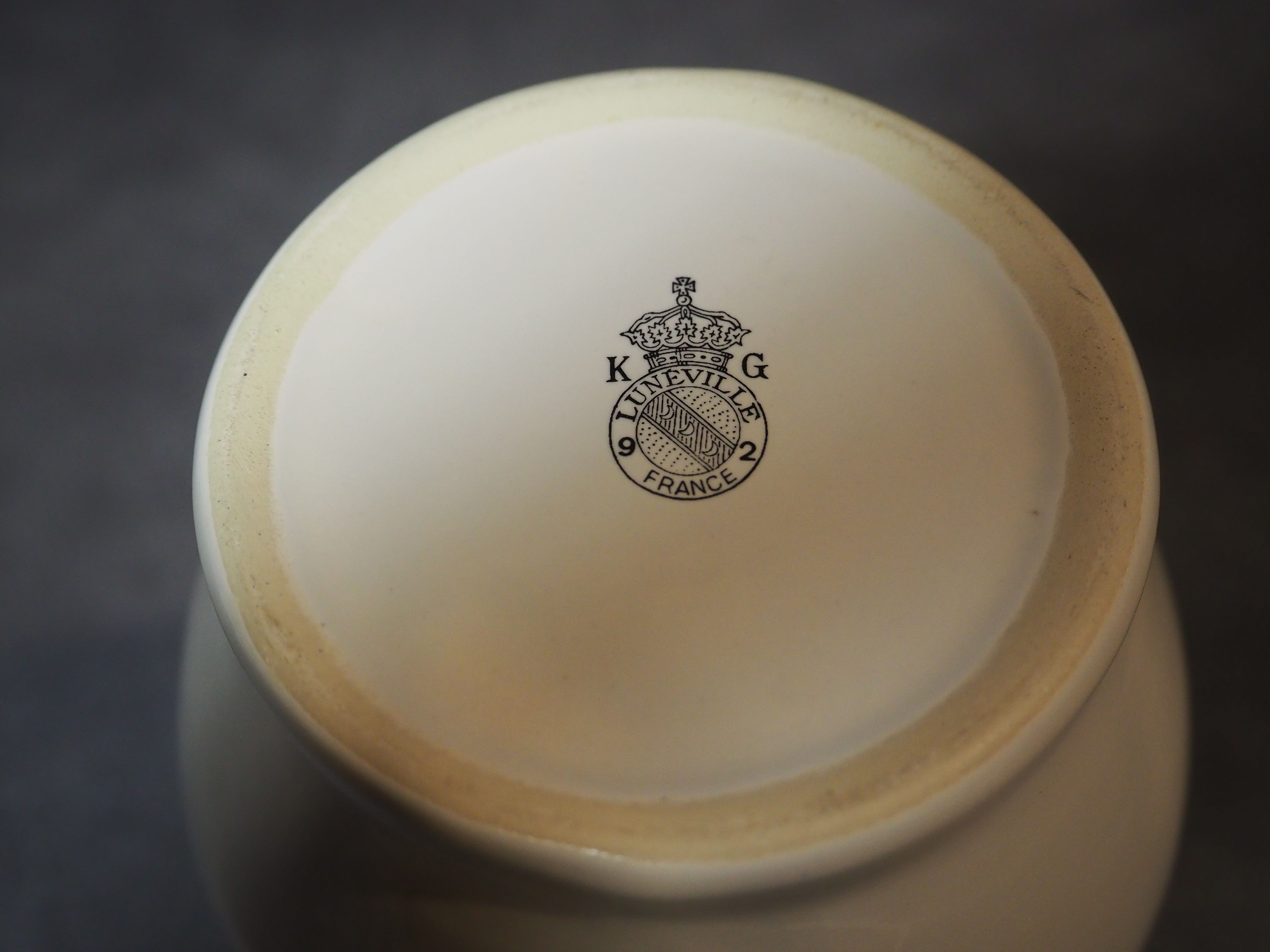 Vase 'small' Louis XV numbered collection reverbere earthenware Lunéville France KG