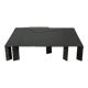 80s steel coffee table