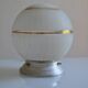 Art deco frosted glass ball table lamp