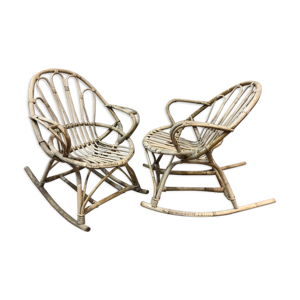 Paire de rocking-chairs