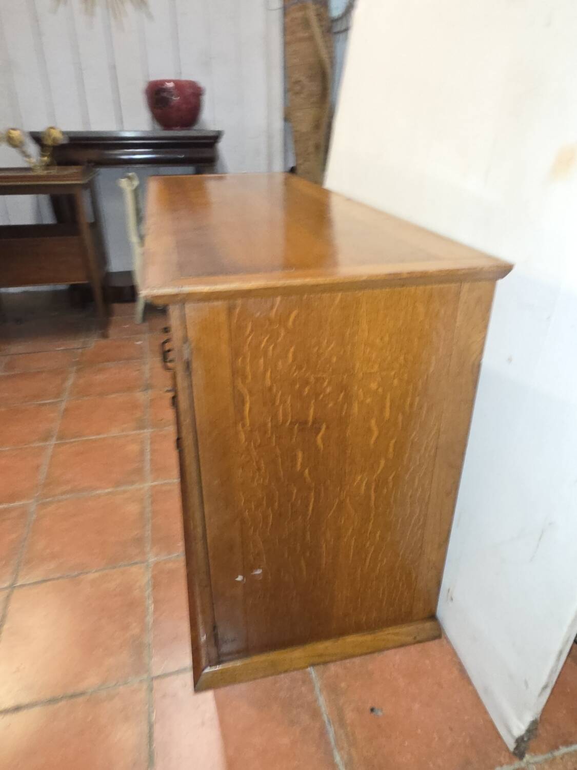 Vintage oak enfilade from the 1960s.