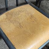 Six Mullca School Chairs 510 feet tapered