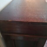 Pair of solid oak library