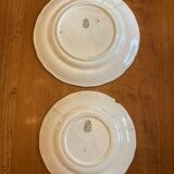 2 Decorative Plates With Flowers