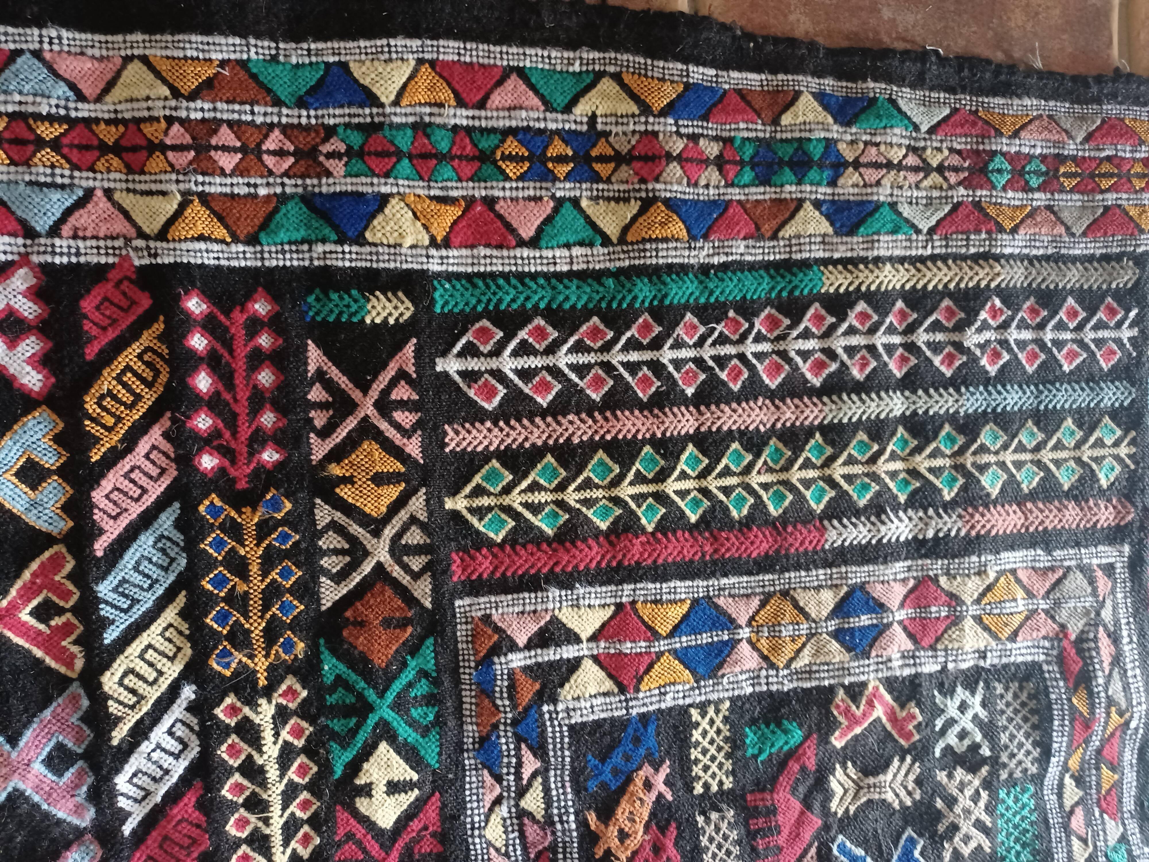 Carpet of the high atlas years 1960 123x200cm