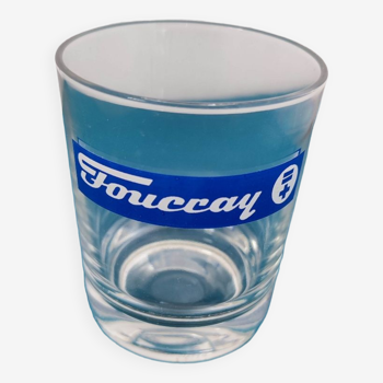 Verre publicitaire vintage Fouccay
