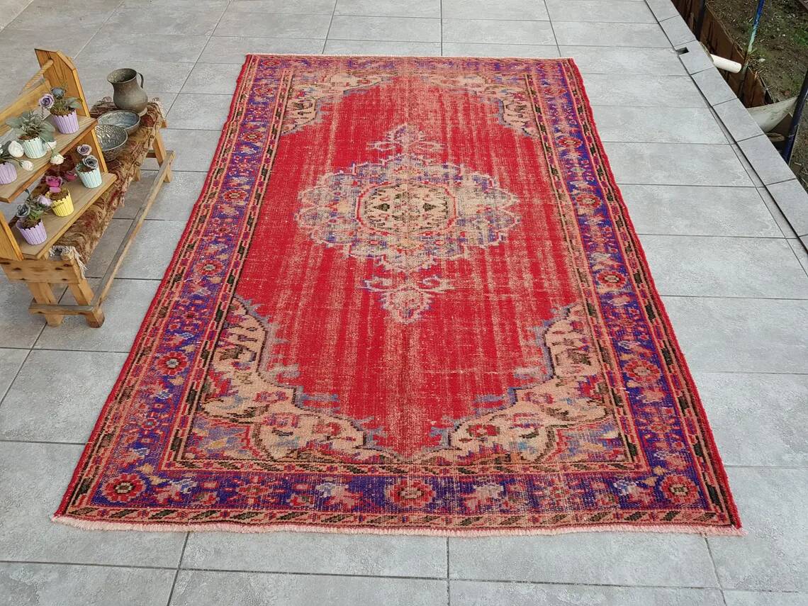 Decorative Oushak Floral Carpet sku 2330