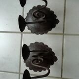 Set of 2 wall candle holders