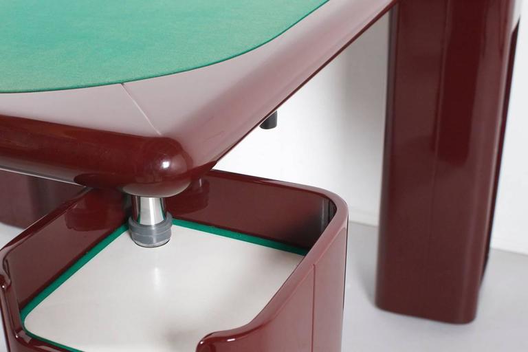 Game table 1970s by Pierluigi Molinari for Pozzi Milano