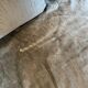 Vintage Louis XVI style blue velvet sofa