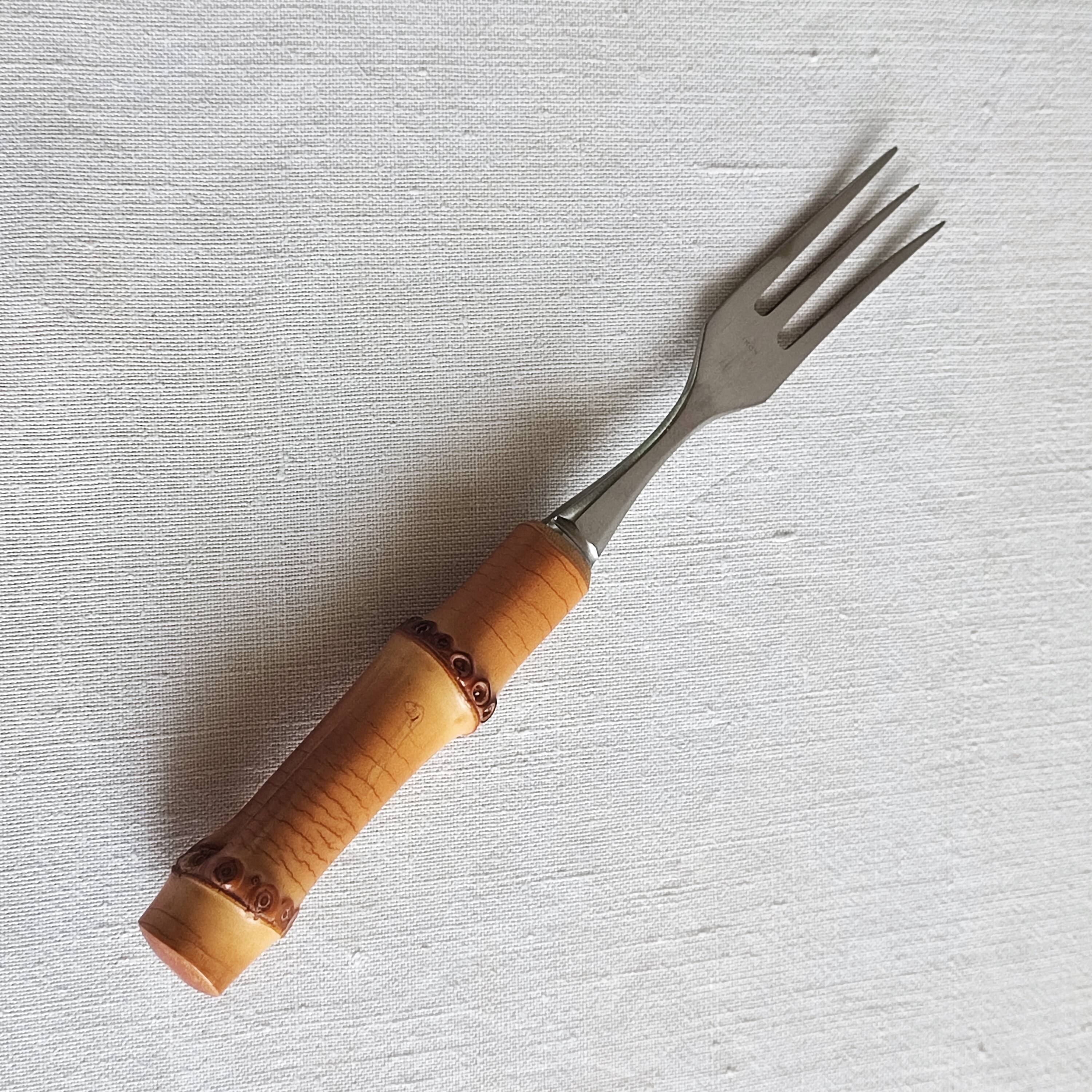 Bamboo handle cheese cutlery 60'