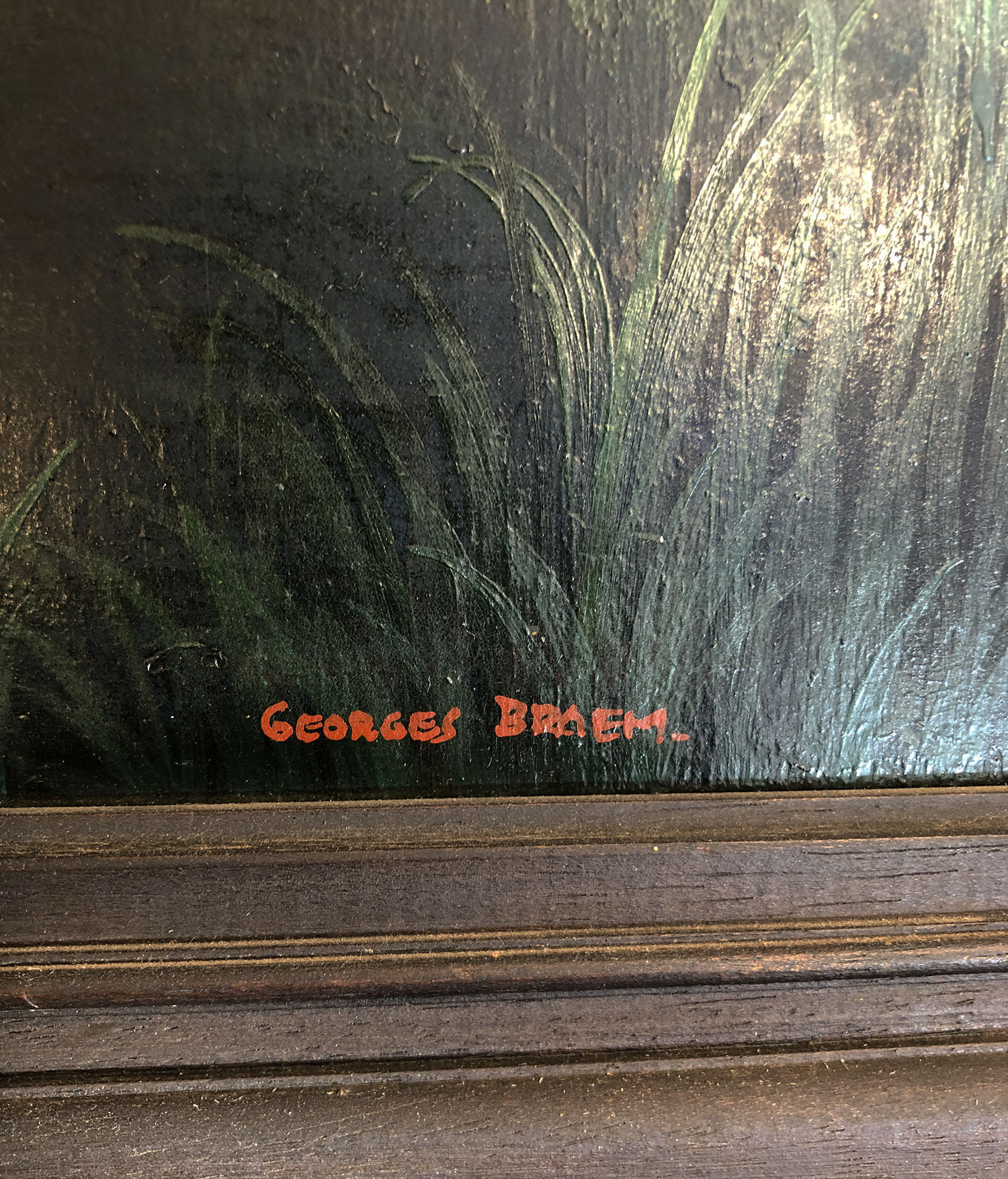 Huile sur toile signée georges braem (1931 - 1998)