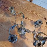 Pair of 19th century bronze candlesticks