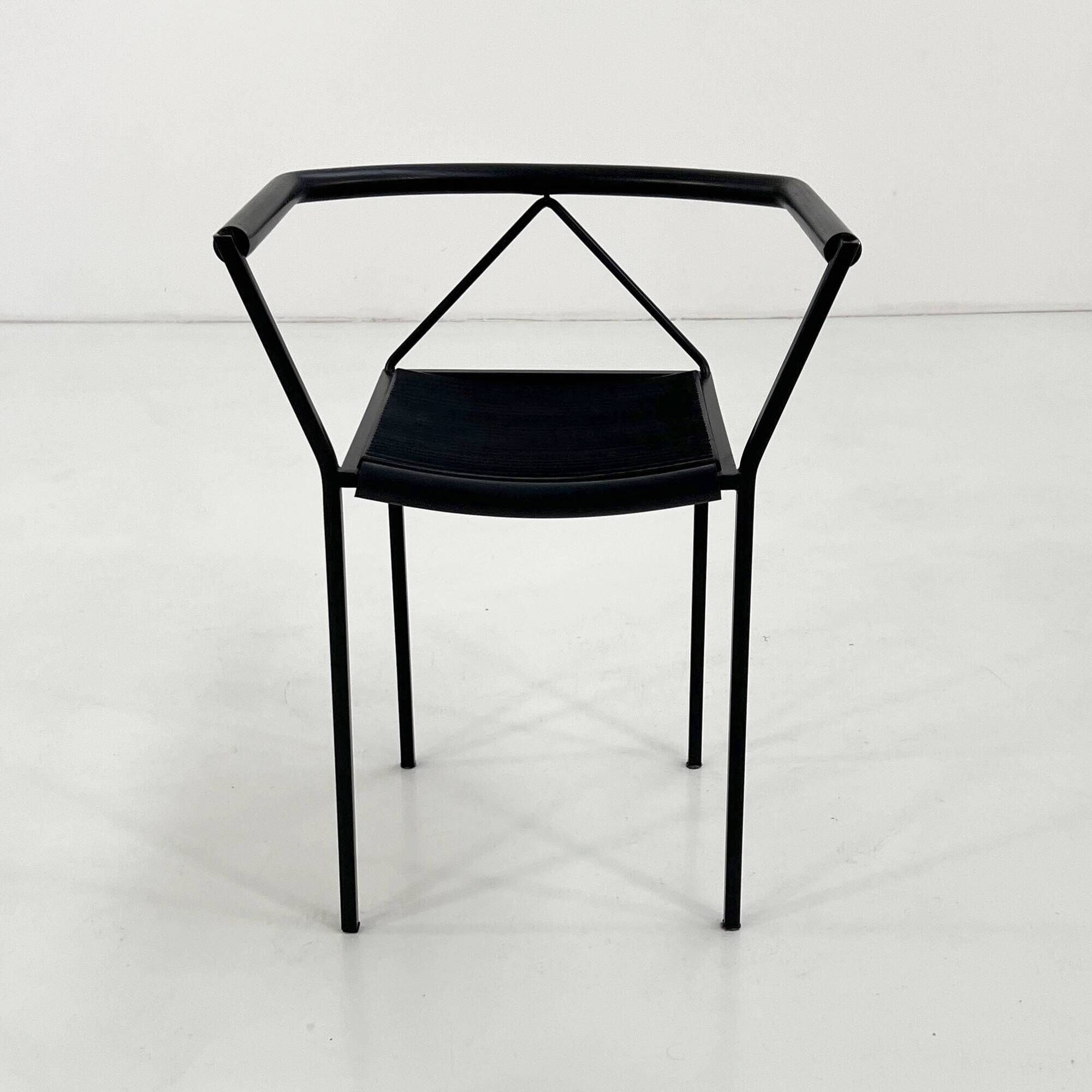Set of 4 Poltroncina Chairs by Maurizio Peregalli for Zeus Noto, 1980